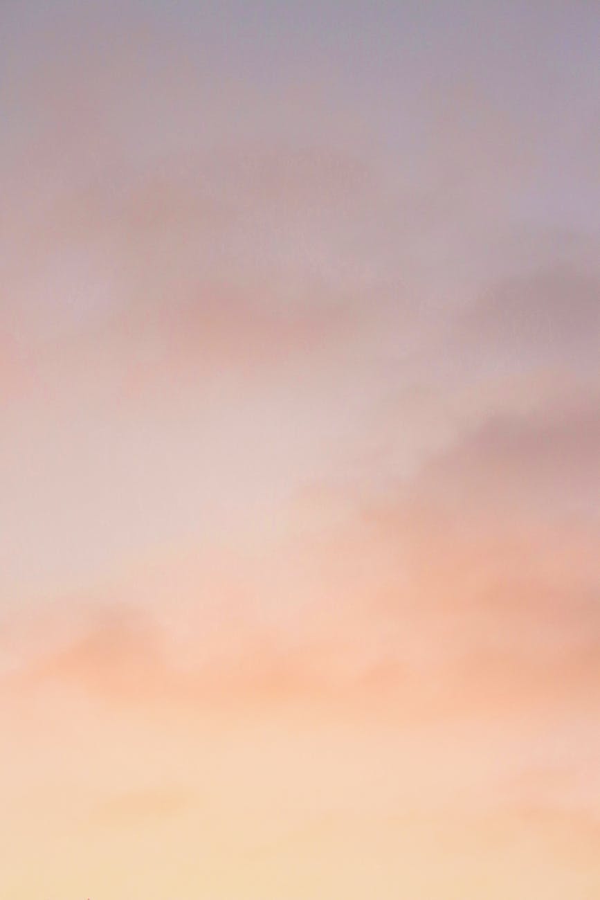orange clouds in the sky