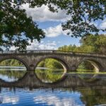 bridge over a lake during day time
