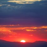 silhouette photo of mountains