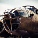 closeup photography of grey biplane