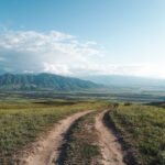 landscape photography of farmland