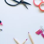 blue scissors