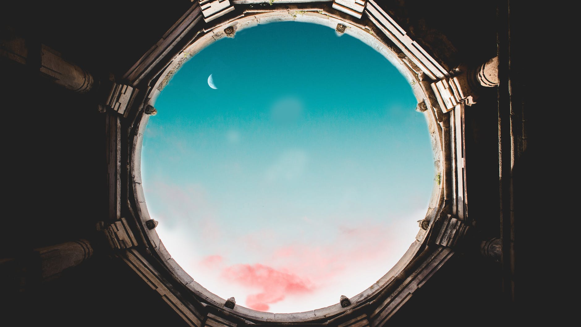 blue sky with white clouds